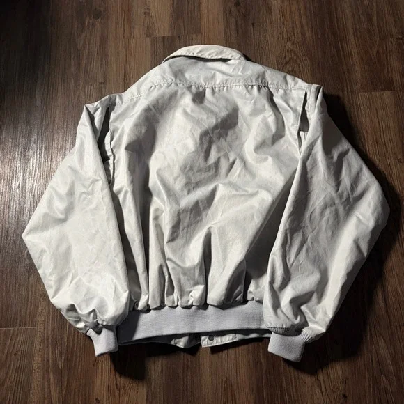 Vintage Ford Ranger Jacket Mens Size L King Louie Pro Fit Light Gray‎